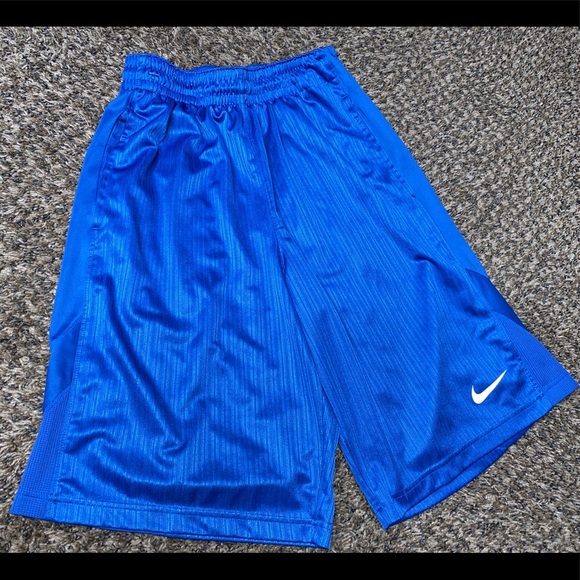 NWT Nike Fit Dry Womens Blue Black Basketball Shorts Sz Small Dri Fit Technology